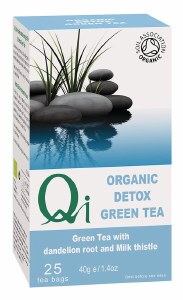 Qi Organic Detox Green Tea - 25 Teabags