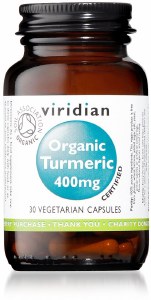Viridian Organic Turmeric 400mg - 30 Capsules