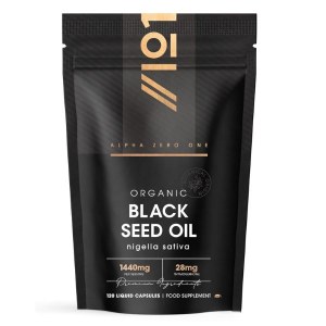 Additional picture of Alpha 01 Organic Black Seed Oil - 120 Capsules