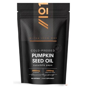 Additional picture of Alpha 01 Pumpkin Seed Oil 3000mg - 90 Softgels