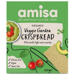 Amisa Veggie Garden Crispbread - 100g