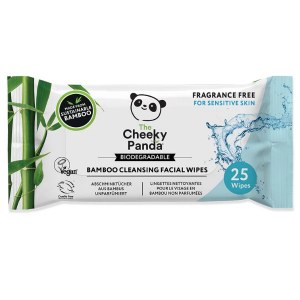 Cheeky Panda Unscented Facial Cleansing - 25 Wipes
