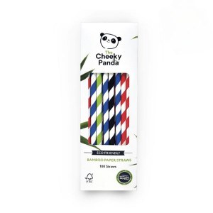 Cheeky Panda Bamboo Paper Straws - 100 Straws
