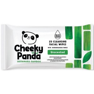 Cheeky Panda Unscented Facial Cleansing - 25 Wipes