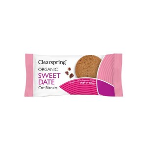 Clearspring Organic Sweet Date Oat Biscuits - 40g