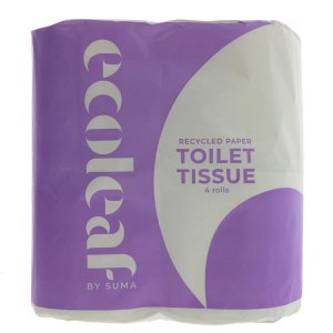 Suma Ecoleaf Recycled Toilet Rolls x 4