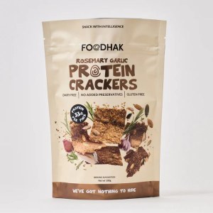 Foodhak Rosemeary Garlic Protein Crackers - 25g