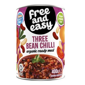 Free & Easy Three Bean Chilli - 400g