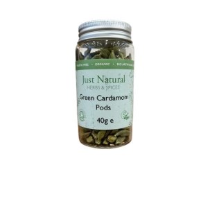 Just Natural Organic Cardamom Pods - 40g