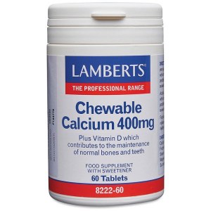 Lambert's Chewable Calcium 400mg  - 60 Tablets