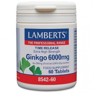 Lambert's Ginkgo 6000mg - 180 Tablets