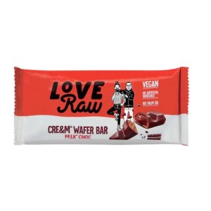 LoveRaw Cre&m Filled Wafer Bars 43g