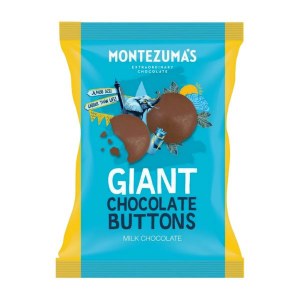 Additional picture of Montezuma's Giant Milk Chocolate Buttons - 120g
