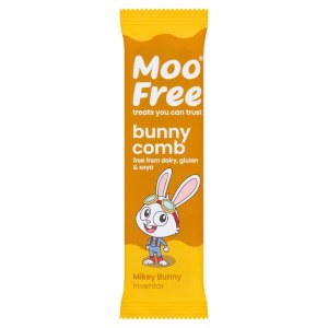 Moo Free Bunnycomb Dairy Free Chocolate Bar - 20g