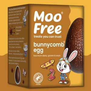 Moo Free Bunnycomb Egg - 85g