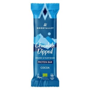 Moonvalley Choc Dipped Cocoa Protein Bar - 50g