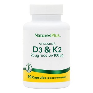 Nature's Plus Vitamin D3 & K2 - 90 Capsules