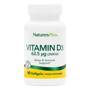 Nature's Plus Vitamin D3 2500iu - 90 Softgels