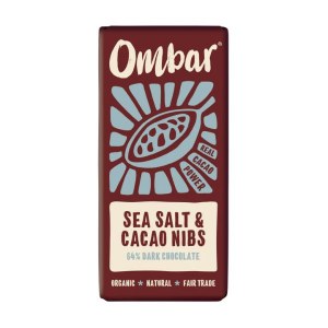 Ombar Raw Chocolate Bar - Salt & Nibs (70g)