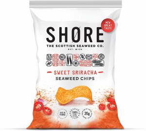 Shore Sweet Sriracha Seaweed Chips - 80g