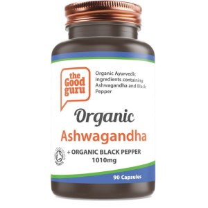 The Good Guru Organic Ashwagandha - 90 Capsules