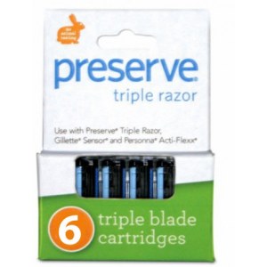 Preserve Triple Blade Razor Cartridges
