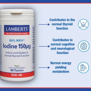 Additional picture of Lamberts Iodine 150ug - 180 Tablets
