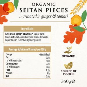 Additional picture of Biona Organic Seitan Pieces - 350g