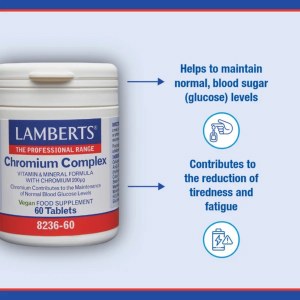 Additional picture of Lamberts Chromium Complex - 60 Tablets