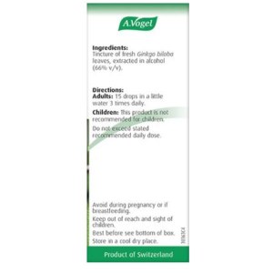 Additional picture of A Vogel Ginkgo Biloba Tincture - 50ml