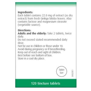 Additional picture of A Vogel Ginkgo Biloba (120 Tablets)