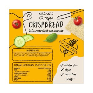 Additional picture of Amisa Gluten Free Chickpea Crispbread - 100g