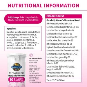 Additional picture of Garden of Life Once Daily Women's Microbiome - 30 Capsules