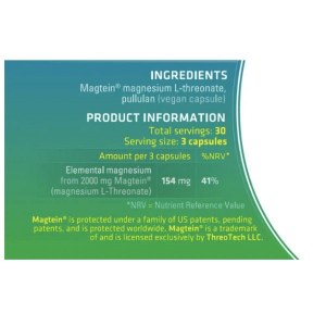 Additional picture of ITL Health Mag3N8 Magnesium Threonate - 90 Capsules