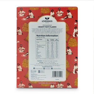 Additional picture of Lovegrass Ethiopia Crispy Teff Flakes - 350g