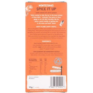 Additional picture of Montezuma's Spice it Up Ginger Chocolate - 90g