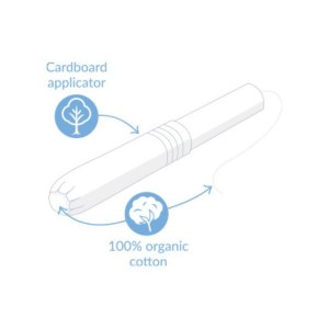Additional picture of Natracare Super Tampons & Applicator - Box of 16