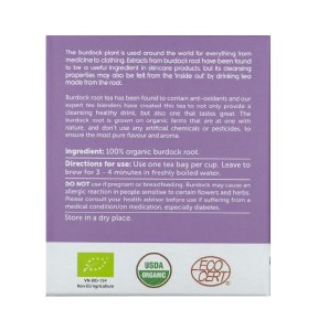 Additional picture of Natur Boutique Organic Burdock Root Tea - 20 Sachets