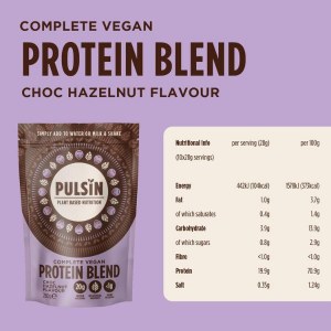 Additional picture of Pulsin Vegan Protein Blend - Choc Hazelnut (280g)