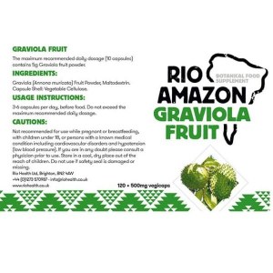 Additional picture of Rio Amazon Graviola Capsules - 120