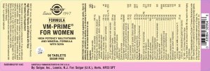 Additional picture of Solgar VM Prime for Women - 90 Tablets