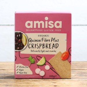 Additional picture of Amisa Quinoa Fibre Plus Crispbread - 100g