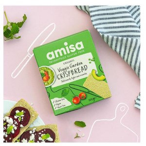 Additional picture of Amisa Veggie Garden Crispbread - 100g