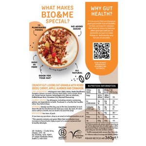 Additional picture of Bio & Me Apple & Cinnamon Granola - 360g
