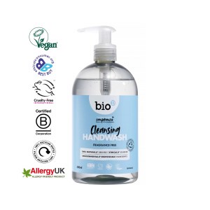 Additional picture of Bio-D Fragrance Free Cleansing Hand Wash - 500ml