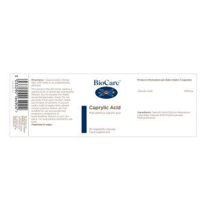 Additional picture of Biocare Caprylic Acid - 90 Capsules