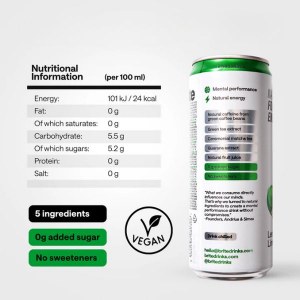 Additional picture of Brite Lemon Lime Nootropic Drink - 330ml