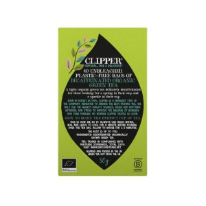 Additional picture of Clipper Organic Decaf Green Tea - 40 Teabags