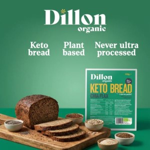 Additional picture of Dillon Organic Chia Flax Keto Bread - 250g