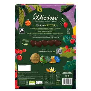 Additional picture of Divine Dark Chocolate Advent Calendar - 85g